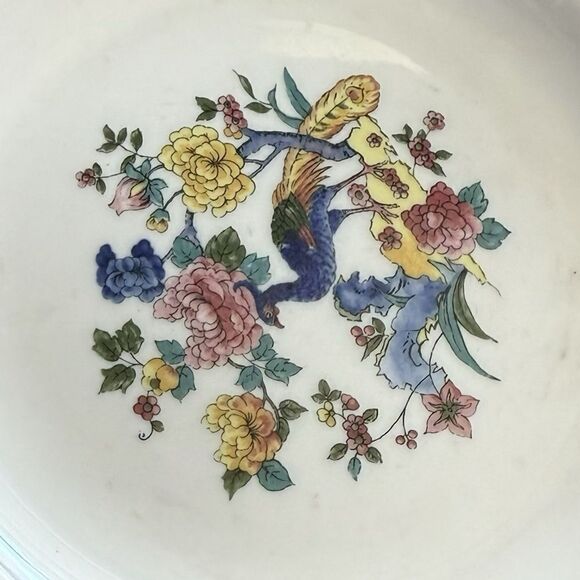 Vintage Syracuse China Peacock Plate - Econo-Rim, Collectible Dinnerware - Picture 2 of 7